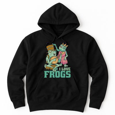 I Love Frogs Hoodie