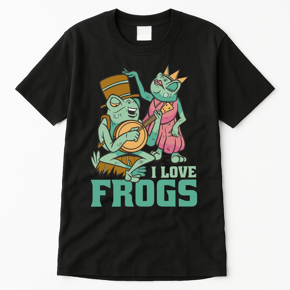 I Love Frogs Tall T-Shirt