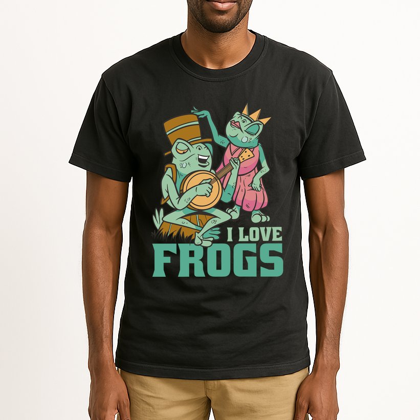 I Love Frogs Tall T-Shirt