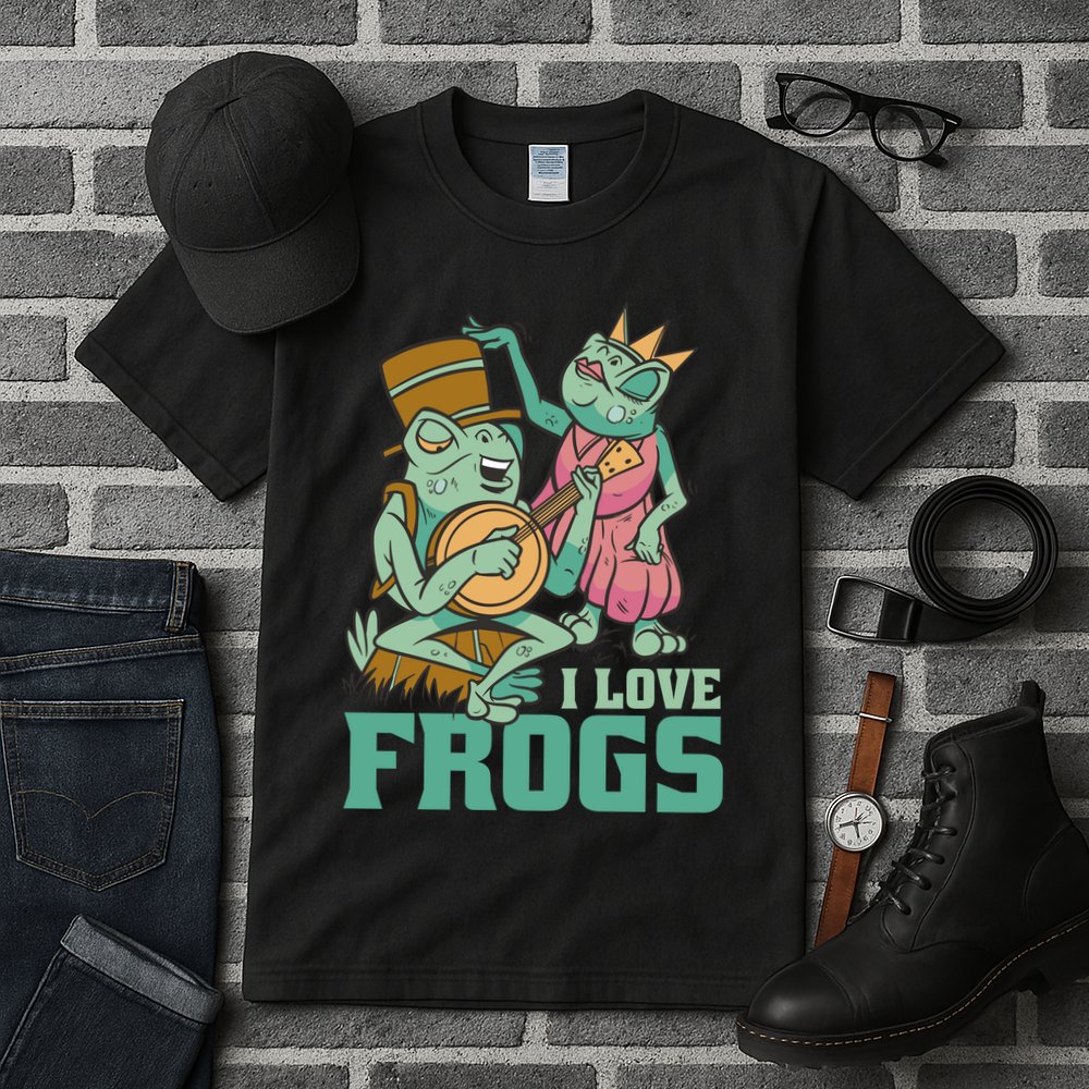 I Love Frogs Tall T-Shirt