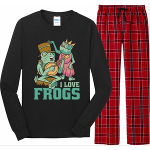 I Love Frogs Long Sleeve Pajama Set