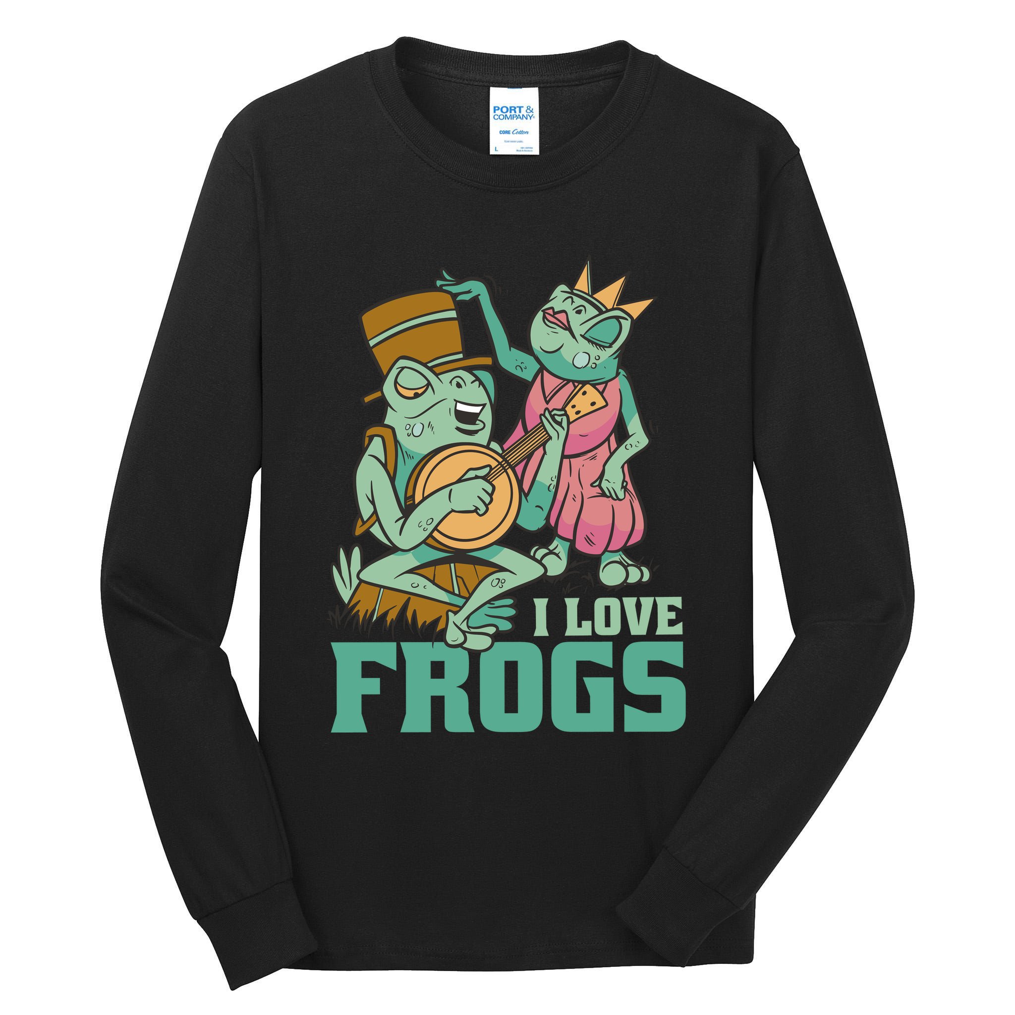 I Love Frogs Tall Long Sleeve T-Shirt