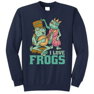 I Love Frogs Tall Sweatshirt