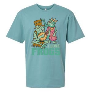 I Love Frogs Sueded Cloud Jersey T-Shirt