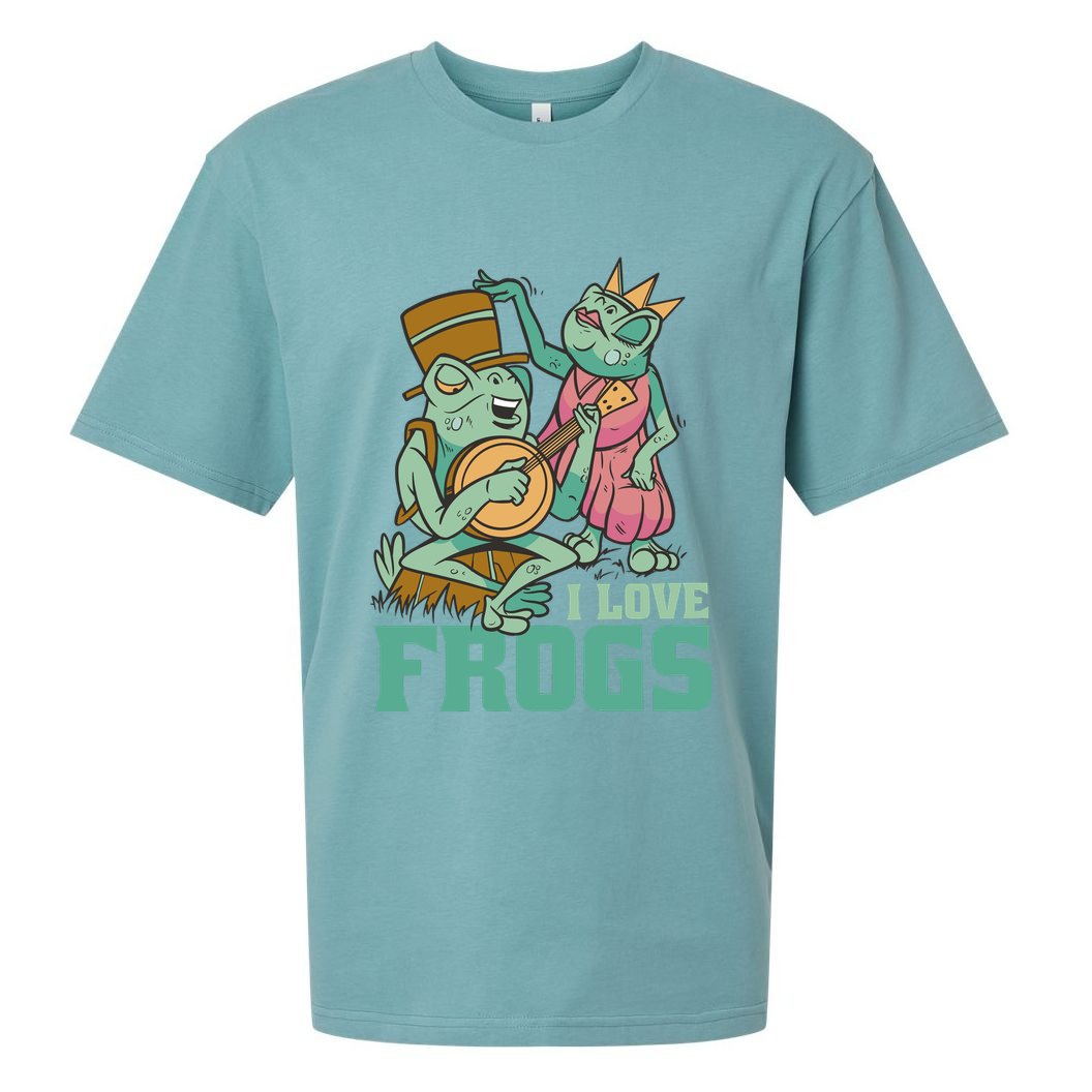 I Love Frogs Sueded Cloud Jersey T-Shirt