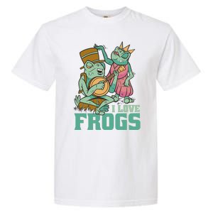 I Love Frogs Garment-Dyed Heavyweight T-Shirt