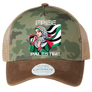 I Love Free Palestine Flag Save Gaza Strip Palestinian Legacy Tie Dye Trucker Hat