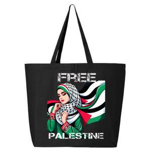 I Love Free Palestine Flag Save Gaza Strip Palestinian 25L Jumbo Tote