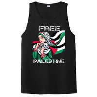 I Love Free Palestine Flag Save Gaza Strip Palestinian PosiCharge Competitor Tank