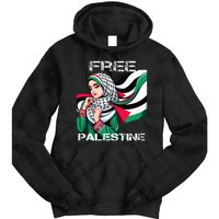 I Love Free Palestine Flag Save Gaza Strip Palestinian Tie Dye Hoodie