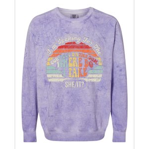 IM Looking For The Correct Bathroom Sheit Colorblast Crewneck Sweatshirt