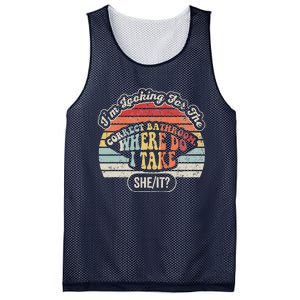 IM Looking For The Correct Bathroom Sheit Mesh Reversible Basketball Jersey Tank