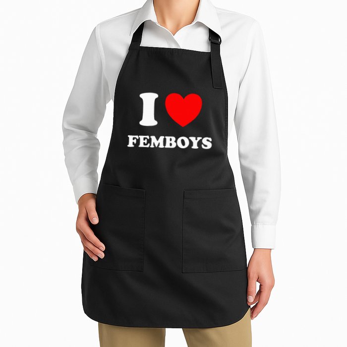 I Love Femboys Crossdressing Sissy Femboy Apron