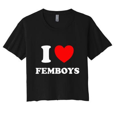 I Love Femboys Crossdressing Sissy Femboy Crop Top