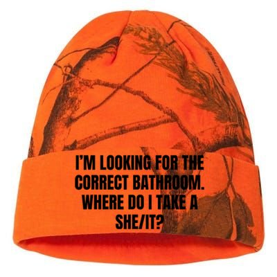 I’M Looking For The Correct Bathroom Where Do I Take A She It Kati Licensed 12" Camo Beanie