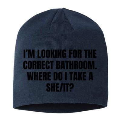 I’M Looking For The Correct Bathroom Where Do I Take A She It Sustainable Beanie