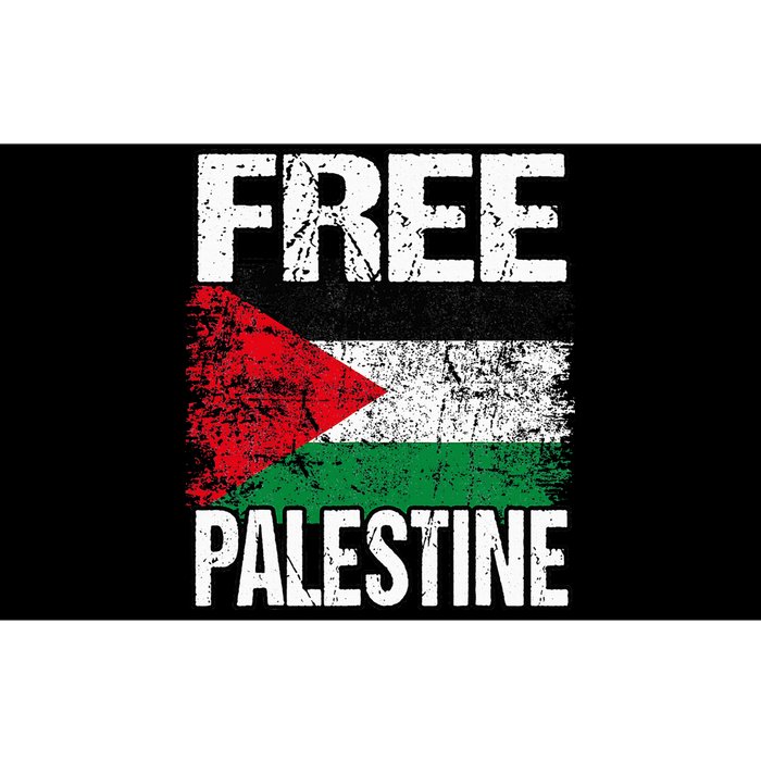 I Love Free Palestine Flag Save Gaza Strip Palestinian Bumper Sticker