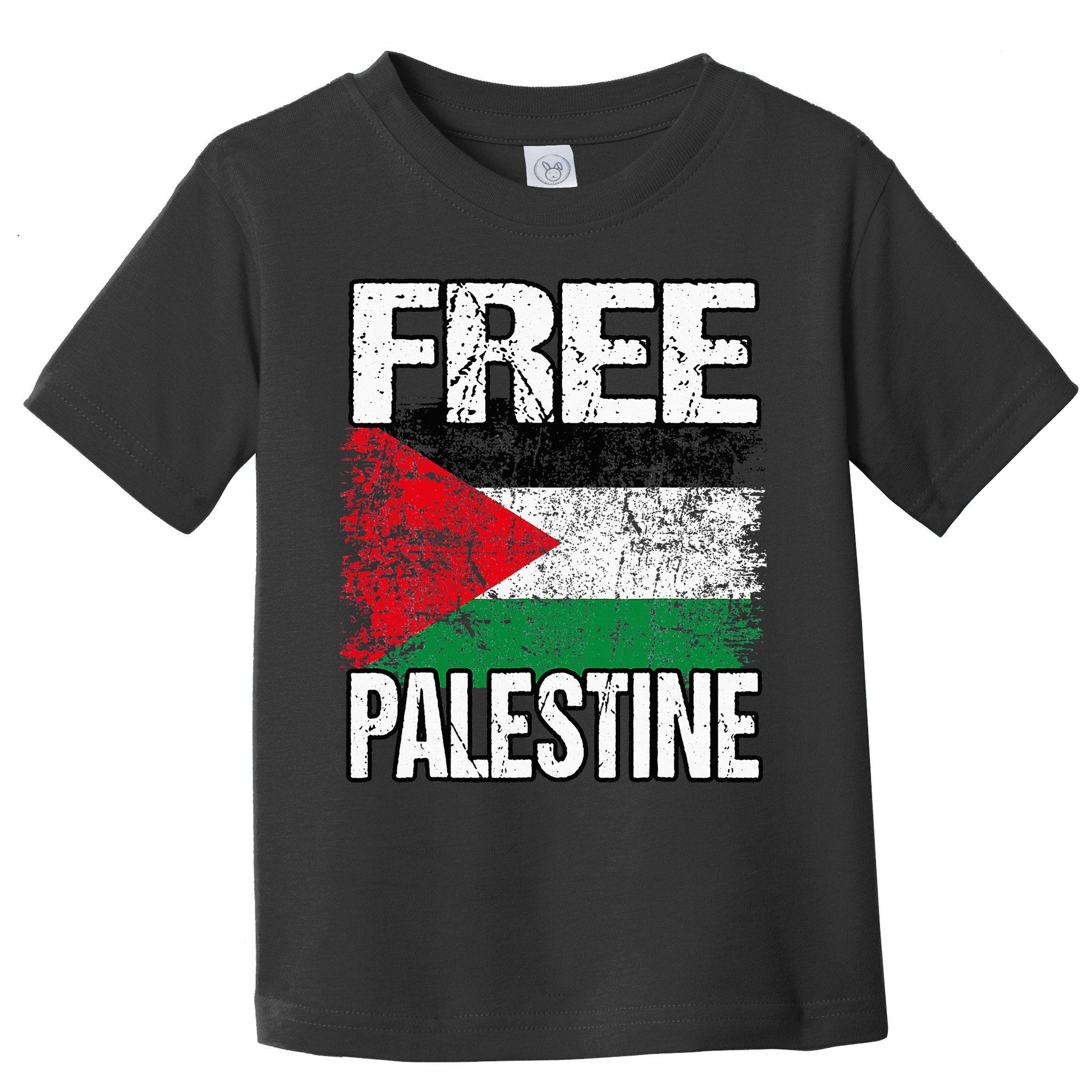 I Love Free Palestine Flag Save Gaza Strip Palestinian Toddler T-Shirt