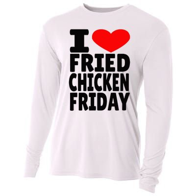 I Love Fried Chicken Friday Cooling Performance Long Sleeve Crew