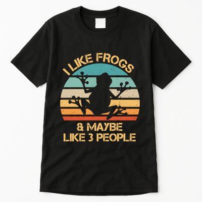 I Like Frogs And Maybe Like 3 People Vintage Tall T-Shirt
