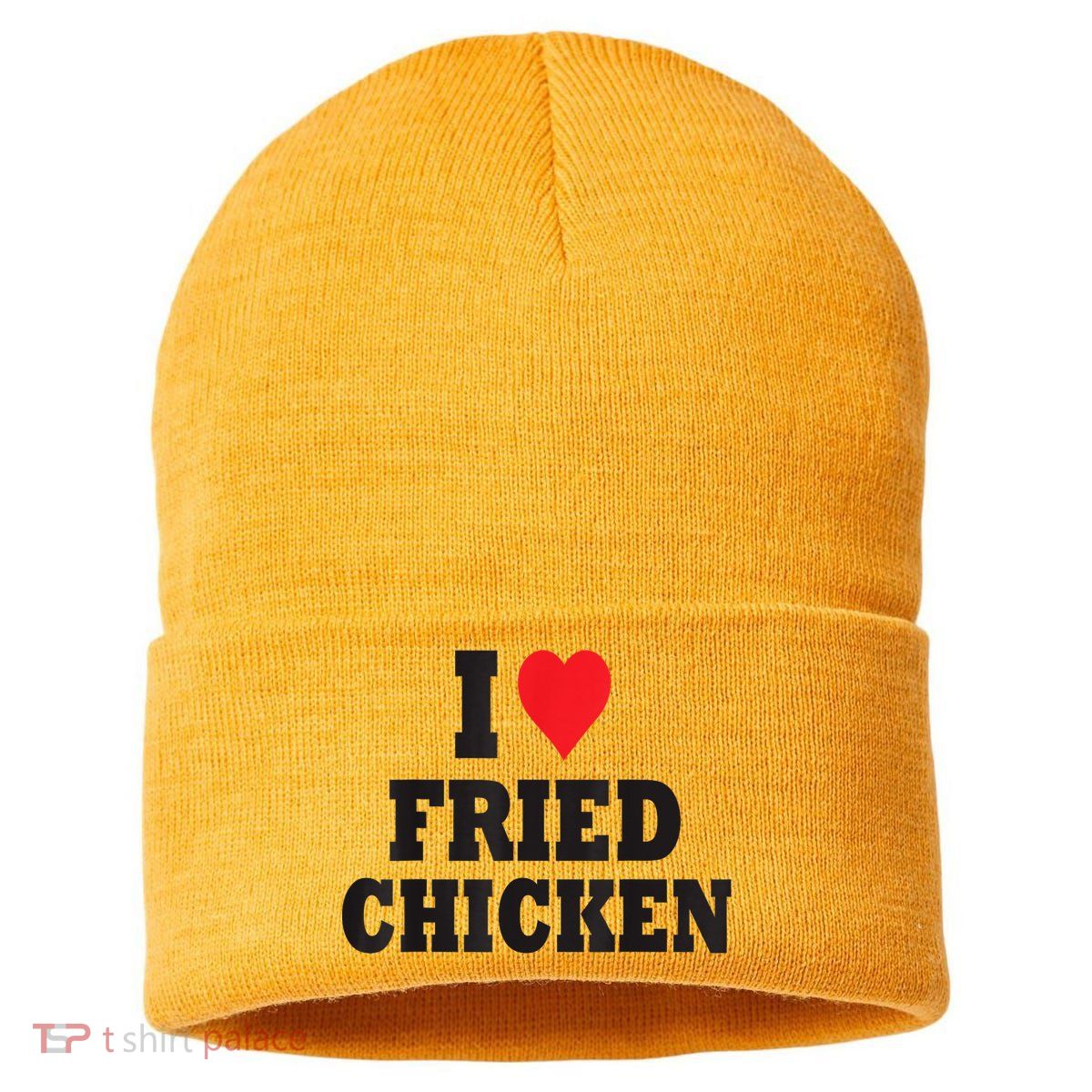 I Love Fried Chicken Sustainable Knit Beanie