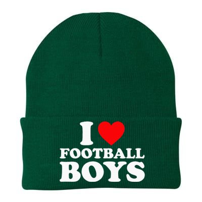 I Love Football Knit Cap Winter Beanie