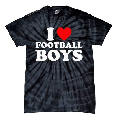 I Love Football Tie-Dye T-Shirt