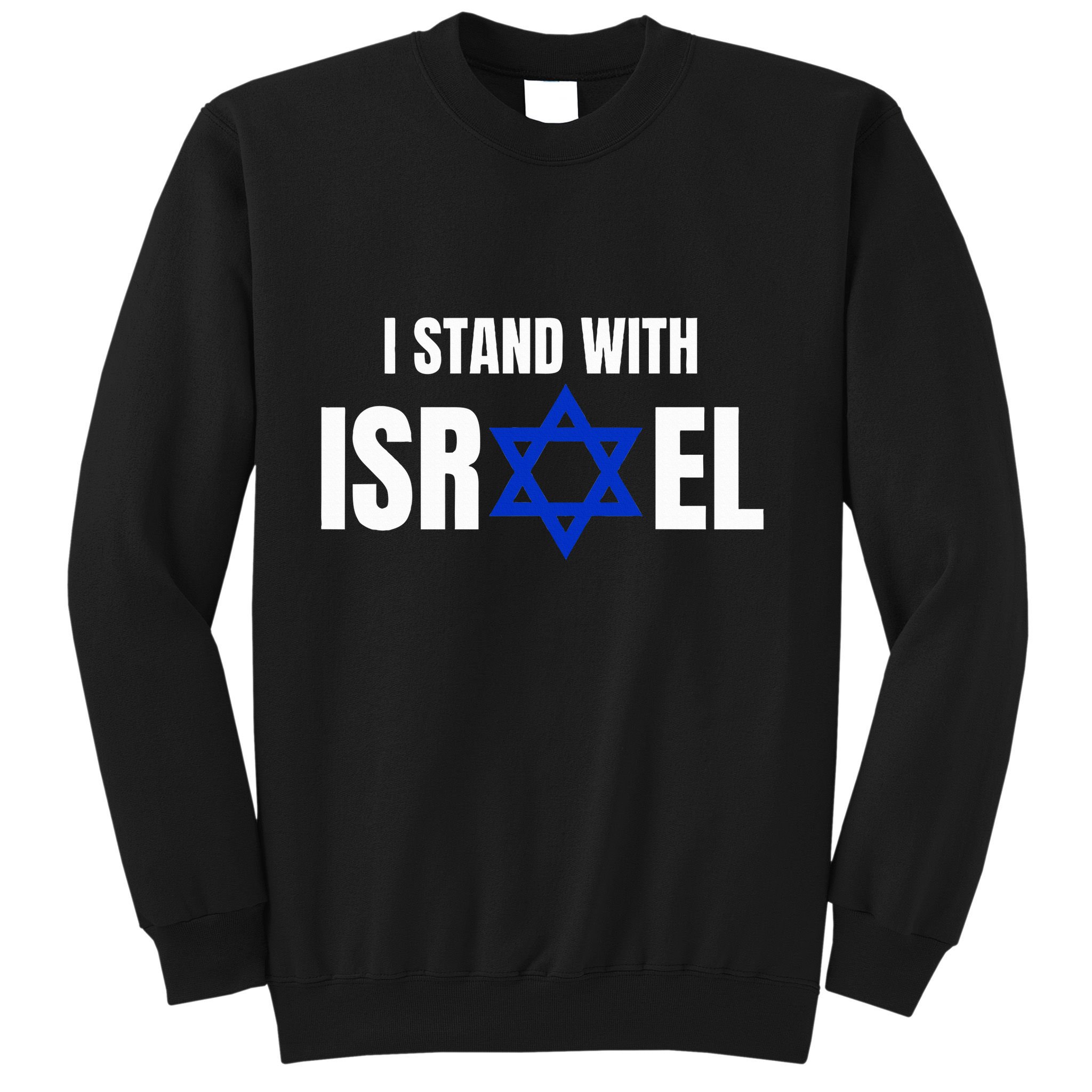 Israel Love Flag I Stand With Israel Heritage Israeli Flag   Sweatshirt