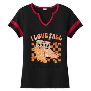 I Love Fall (Prevention) Ladies Halftime Notch Neck Tee