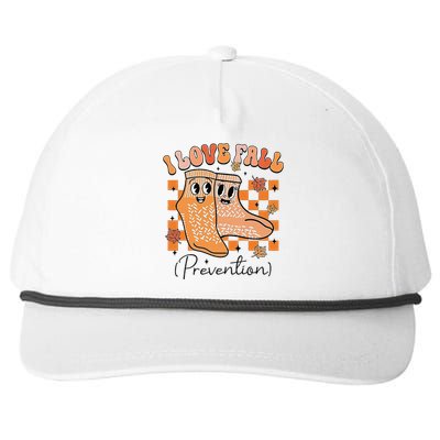 I Love Fall (Prevention) Snapback Five-Panel Rope Hat