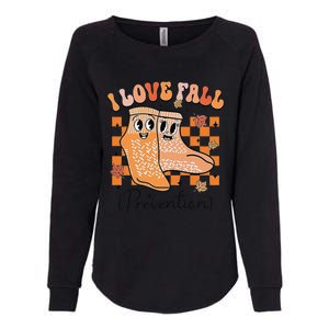 I Love Fall (Prevention) Womens California Wash Sweatshirt