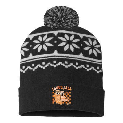 I Love Fall (Prevention) USA-Made Snowflake Beanie