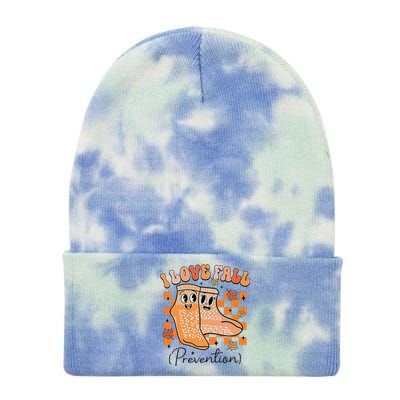 I Love Fall (Prevention) Tie Dye 12in Knit Beanie