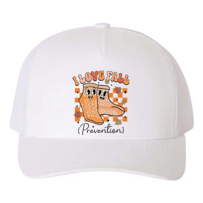 I Love Fall (Prevention) Yupoong Adult 5-Panel Trucker Hat