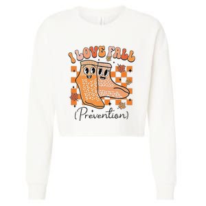 I Love Fall (Prevention) Cropped Pullover Crew