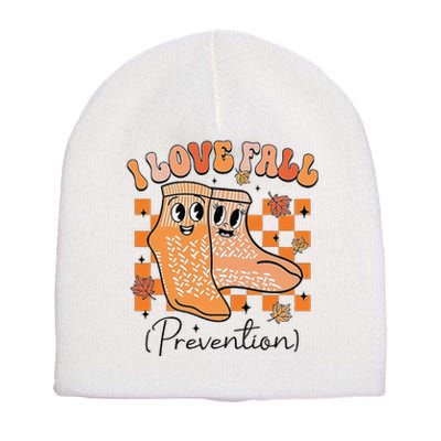 I Love Fall (Prevention) Short Acrylic Beanie