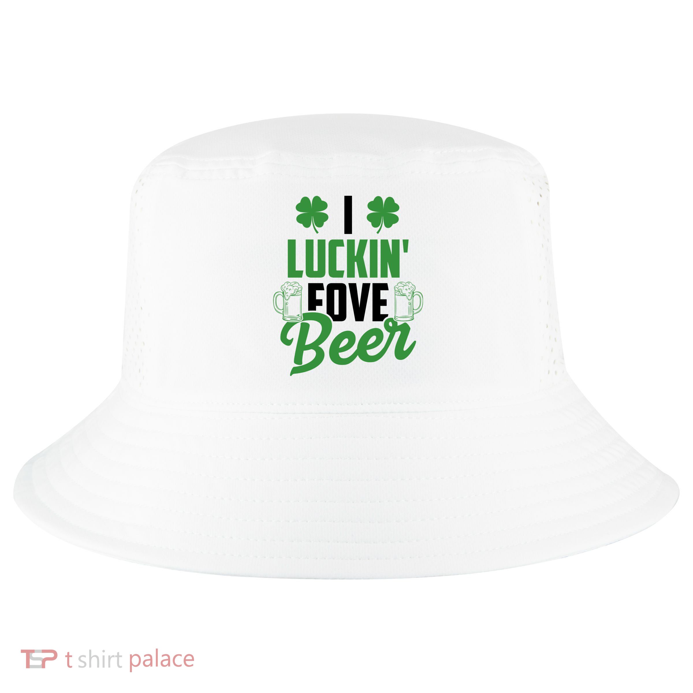 I Luckin Fove Beer Funny St Patrick's Day Cool Comfort Performance Bucket Hat