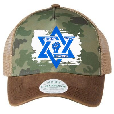 Israel Love Flag I Stand With Israel Heritage Israeli Flag  Legacy Tie Dye Trucker Hat