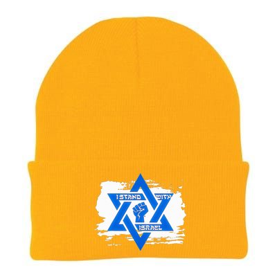 Israel Love Flag I Stand With Israel Heritage Israeli Flag  Knit Cap Winter Beanie