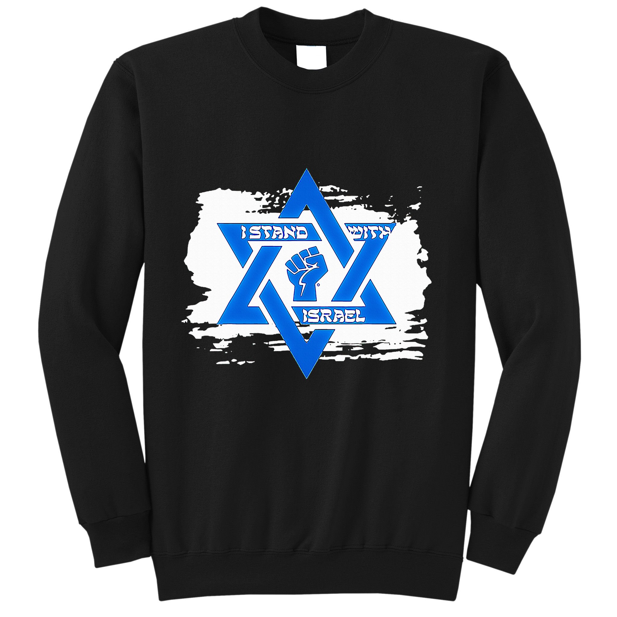 Israel Love Flag I Stand With Israel Heritage Israeli Flag  Sweatshirt