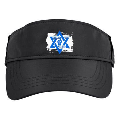 Israel Love Flag I Stand With Israel Heritage Israeli Flag  Adult Drive Performance Visor