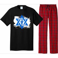 Israel Love Flag I Stand With Israel Heritage Israeli Flag  Pajama Set