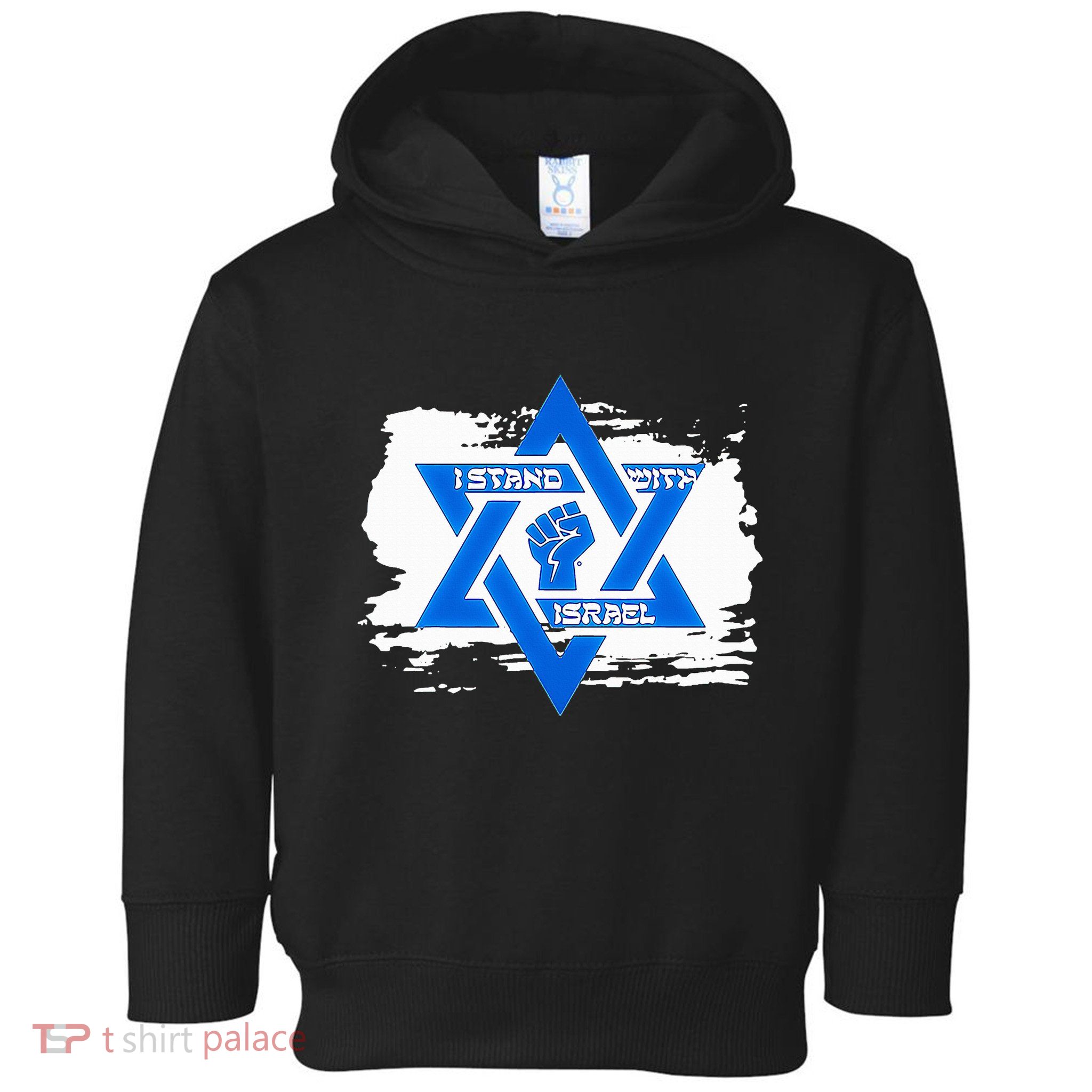 Israel Love Flag I Stand With Israel Heritage Israeli Flag  Toddler Hoodie