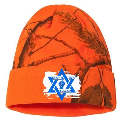 Israel Love Flag I Stand With Israel Heritage Israeli Flag  Kati Licensed 12" Camo Beanie