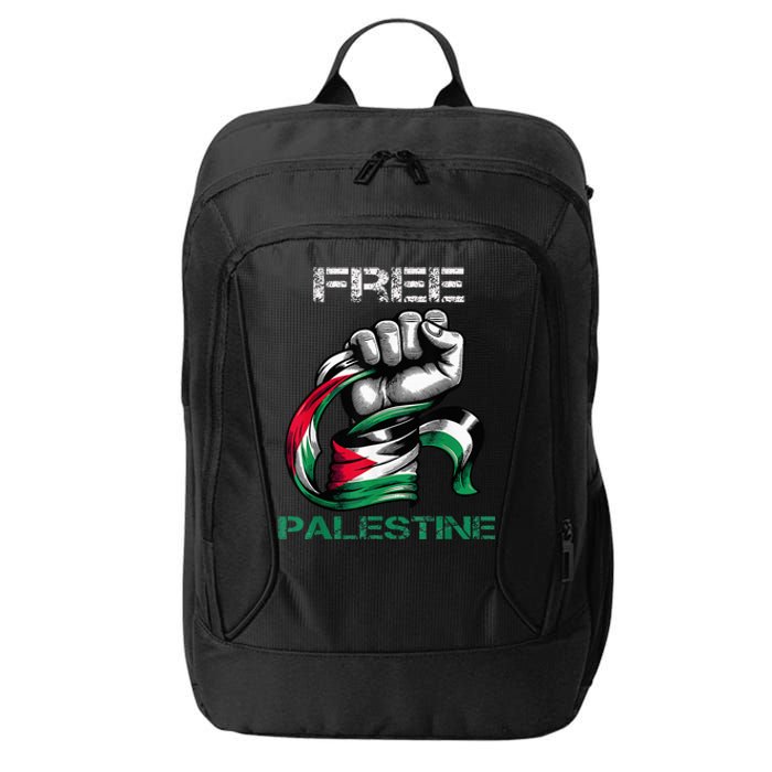 I Love Free Palestine Flag  City Backpack