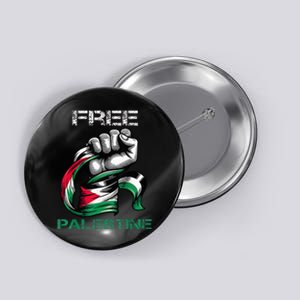 I Love Free Palestine Flag  Button