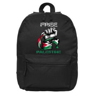 I Love Free Palestine Flag  16 in Basic Backpack