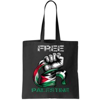 I Love Free Palestine Flag  Tote Bag