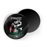 I Love Free Palestine Flag  Magnet