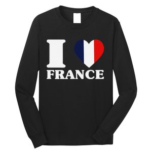 I Love France For France Fan I Love France Long Sleeve Shirt